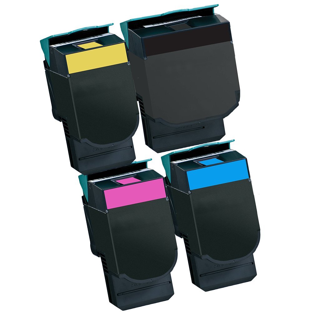 4 Toner Cartridge Compatible Lexmark C544 (CMYK) 
